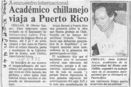 Académico chillanejo viaja a Puerto Rico
