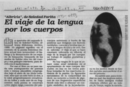 El viaje de la lengua por los cuerpos  [artículo] Roberto Merino.