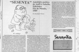 "Sesenta"  [artículo] Mardoqueo Cáceres.