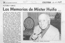 Las memorias de Mister Huifa  [artículo] Filebo.