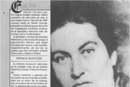 La divina Gabriela  [artículo] Francisco Manríquez Belmar.
