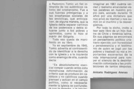 Testimonios  [artículo] Aniceto Rodríguez Arenas.