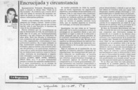 Encrucijada y circunstancia  [artículo] José Garrido Rojas.
