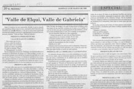 "Valle de Elqui, valle de Gabriela"