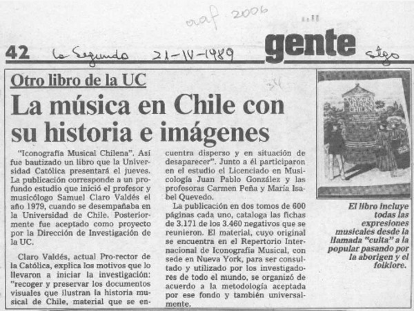 La Música en Chile con su historia e imágenes