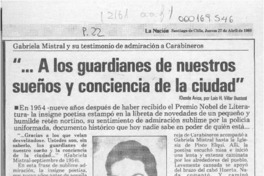 " -- A los guardianes de nuestros sueños y conciencia dela ciudad"  [artículo] Luis H. Villar Bustos.