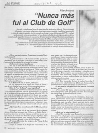 "Nunca más fui al Club de Golf"  [artículo] Milena Vodanovic.
