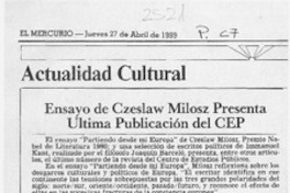 Ejemplares de "Bosques de Chile" entregó UNISYS a Biblioteca Nacional  [artículo].