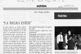 "La Negra Ester"  [artículo] Pedro Labra.