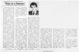 "Crisis de la esperanza"  [artículo] Wellington Rojas Valdebenito.