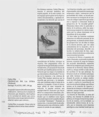 Crónicas de la otra ciudad  [artículo] Carmen Barrera.