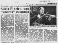 Silvia Piñeiro, una "señorita" estupenda  [artículo].