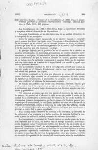 Tratado de la Constitución de 1980, características generales y garantías constitucionales  [artículo] Alejandro Silva Bascuñán.