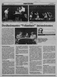 Desilusionantes "Volantines" inconsistentes  [artículo] Italo Passalacqua C.