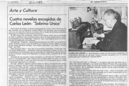 Cuatro novelas escogidas de Carlos León, "Sobrino único"  [artículo] Bernardo Soria.
