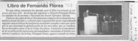 Libro de Fernando Flores  [artículo].