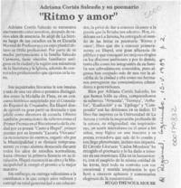 "Ritmo y amor"  [artículo] Hugo Thénoux Moure.