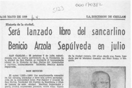 Lanzamiento oficial del libro Historia de San Carlos  [artículo].