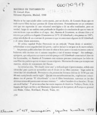 Materia de testamento  [artículo] Berta López Morales.