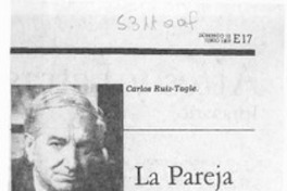 La pareja  [artículo] Carlos Ruiz Tagle.
