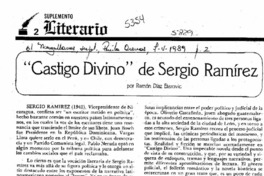 "Castigo divino" de Sergio Ramírez  [artículo] Ramón Díaz Eterovic.