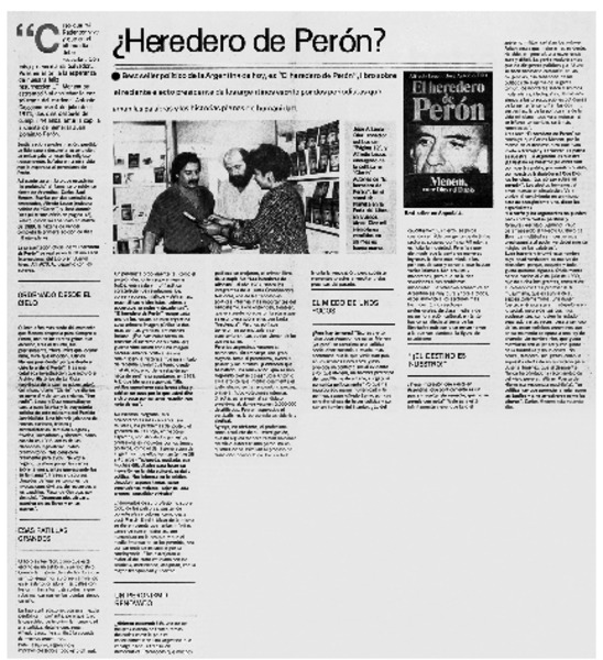 Heredero de Perón?