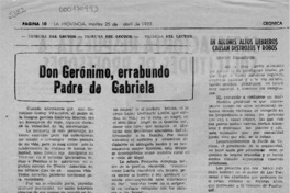 Don Gerónimo, errabundo padre de Gabriela  [artículo] Oriel Alvarez G.