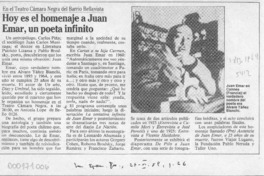 Hoy es el homenaje a Juan Emar, un poeta infinito  [artículo].