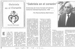 "Gabriela en el corazón"