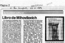 Libro de Mihovilovich