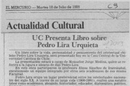 UC presenta libro sobre Pedro Lira Urquieta