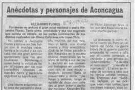 Anécdotas y personajes de Aconcagua  [artículo] R.