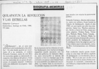Quilapayún, la revolución y las estrellas  [artículo].