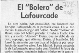 El "bolero" de Lafourcade