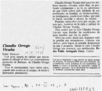 Claudio Orrego Vicuña  [artículo] Pedro Pablo Arriagada Ureta.