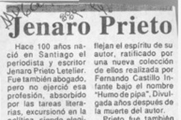 Jenaro Prieto  [artículo] Corusco.