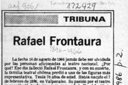 Rafael Frontaura  [artículo].