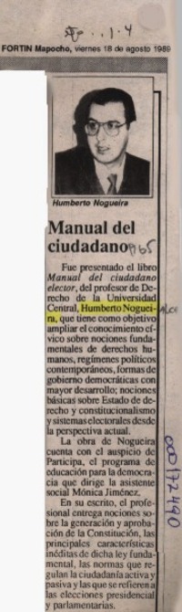 Manual del ciudadano  [artículo].