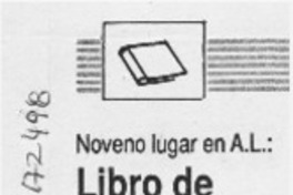 Libro de autores chilenos  [artículo].