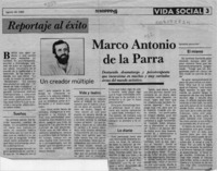 Marco Antonio de la Parra  [artículo].