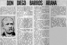 Don Diego Barros Arana
