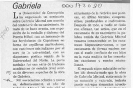 Gabriela  [artículo] Andrés Gallardo.