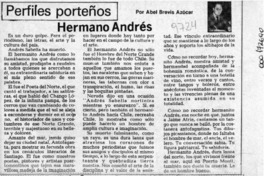 Hermano Andrés  [artículo] Abel Brevis Azócar.