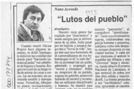 Lutos del pueblo