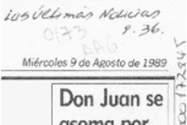 Don Juan se asoma por "El Balcón"  [artículo].