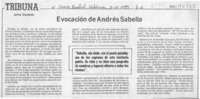 Evocación de Andrés Sabella  [artículo] Jaime Quezada.