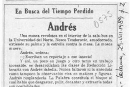 Andrés  [artículo] José Astudillo Gómez.