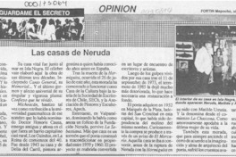 Las Casas de Neruda  [artículo].