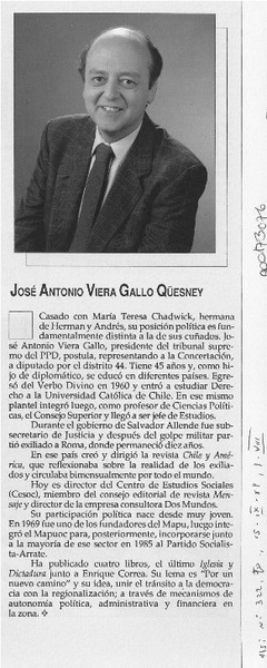 José Antonio Viera Gallo Quesney  [artículo].