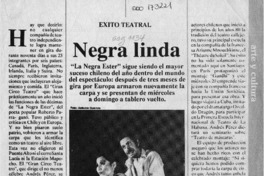 Negra linda  [artículo] Carolina Díaz.